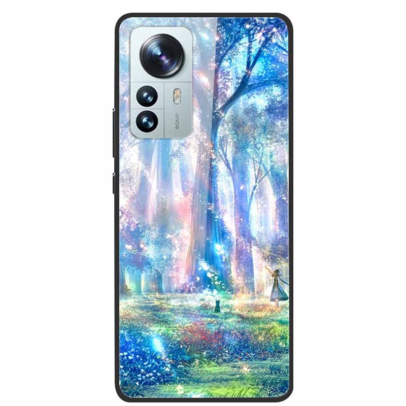 Tempered Glass Cases For Xiaomi 12T 5G Case Hard Phone Back Cover for Xiaomi 12T Pro Protection Shells Mi 12 T 12TPro 2022 Cool