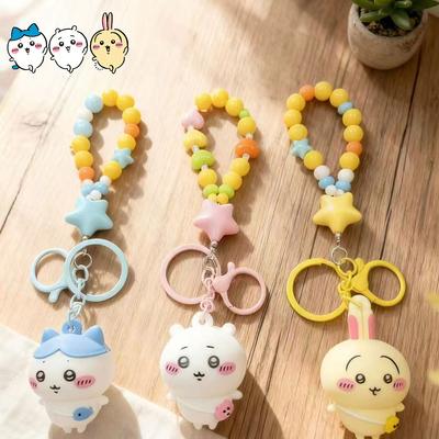 Kawaii Chiikawa Cartoon Keychain Pendant Cute Hachiware Usagi Doll Mini Charm Bag Accessory Gift For Anime Lover Birthdayholiday