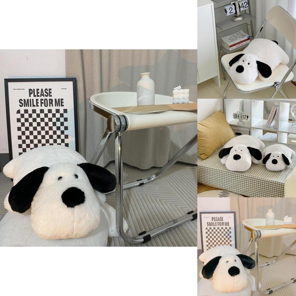 Cute Black And White Pug Dog Plush Toy For Girls, Perfect Bed Companion Best Gift For Besties' Birthday