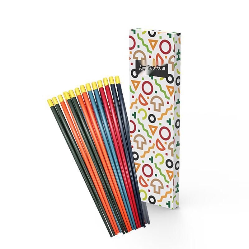 Aiyiyaoxuan Grodi Dingfu Alloy Chopsticks 10 Pairs