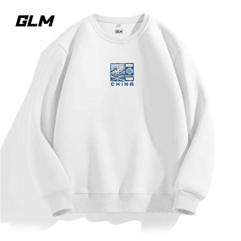 

GLM Мужской 2025 Свитшот с круглым вырезом, свободного кроя, с графикой 2XL