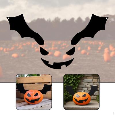 Halloween Pumpkin Decorating Sticker Jack ,Wall Decoration,Funny,Pumpkin Face Template for