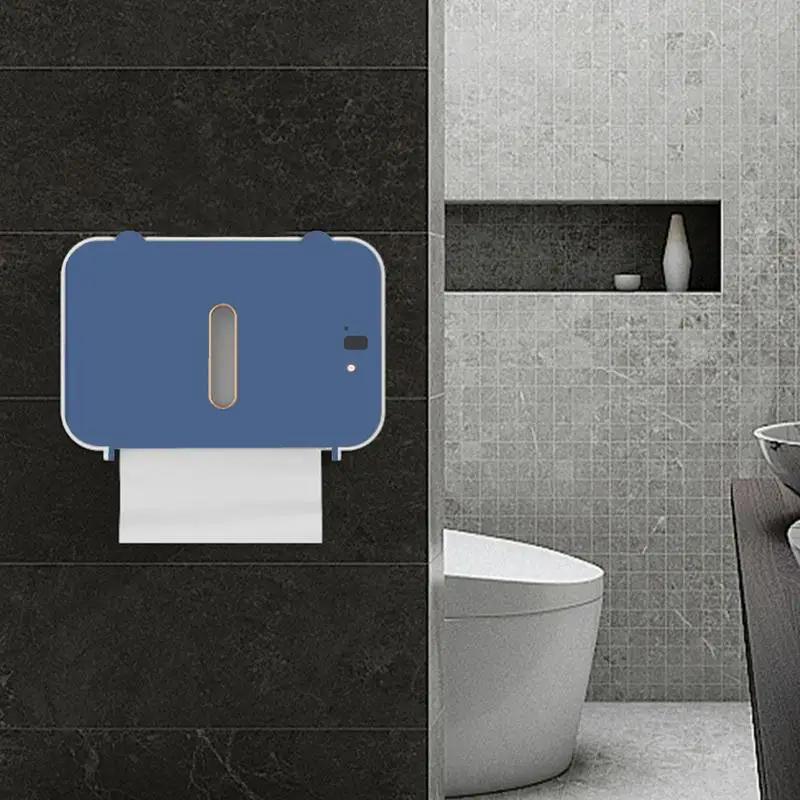 Toilet Paper Holder Induction Tissue Holder Paper Towel Dispenser Smart Toilet Tissue Holder For Home Toilet Bedroom Toilet Seat