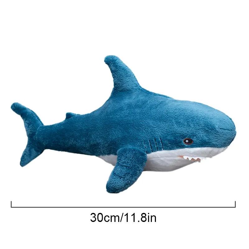 30cm Hai Spielzeug Weiches Plüsch Meerestier Begleiter Kissen Puppe Schlafzimmer Sofa Dekoration Kinder Jungen Geburtstag Weihnachtsgeschenk