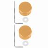 2PCS With Wrench Guitar Effect Footswitch Topper Metal Guitar Accessories  Electric Guitar