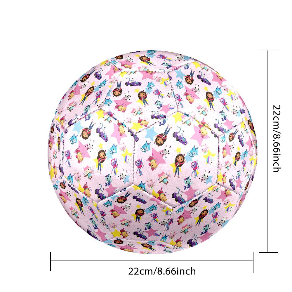 Size 5 Football Gabby’s Dollhouse Pattern, Wear‑Resistant Soccer Ball for Match Training Daily Sports Play