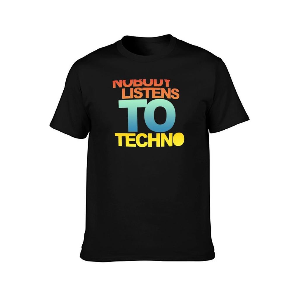 Niemand hört Techno T-Shirt Feuchtigkeitsableitendes Sport-T-Shirt