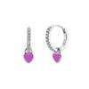 CRMYA Copper Gold Plated Earring Set For Women Color CZ Zircon Piercing Clip Hoop Dangle Earrings For Women Jewelry Wholesale