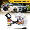 Aftermarket Radio Stereo Tall Wire Harness Cable Antenna Adapter For Toyota