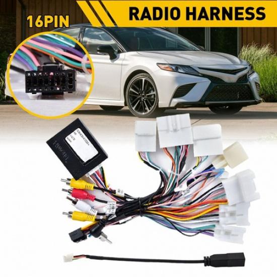Aftermarket Radio Stereo Tall Wire Harness Cable Antenna Adapter For Toyota