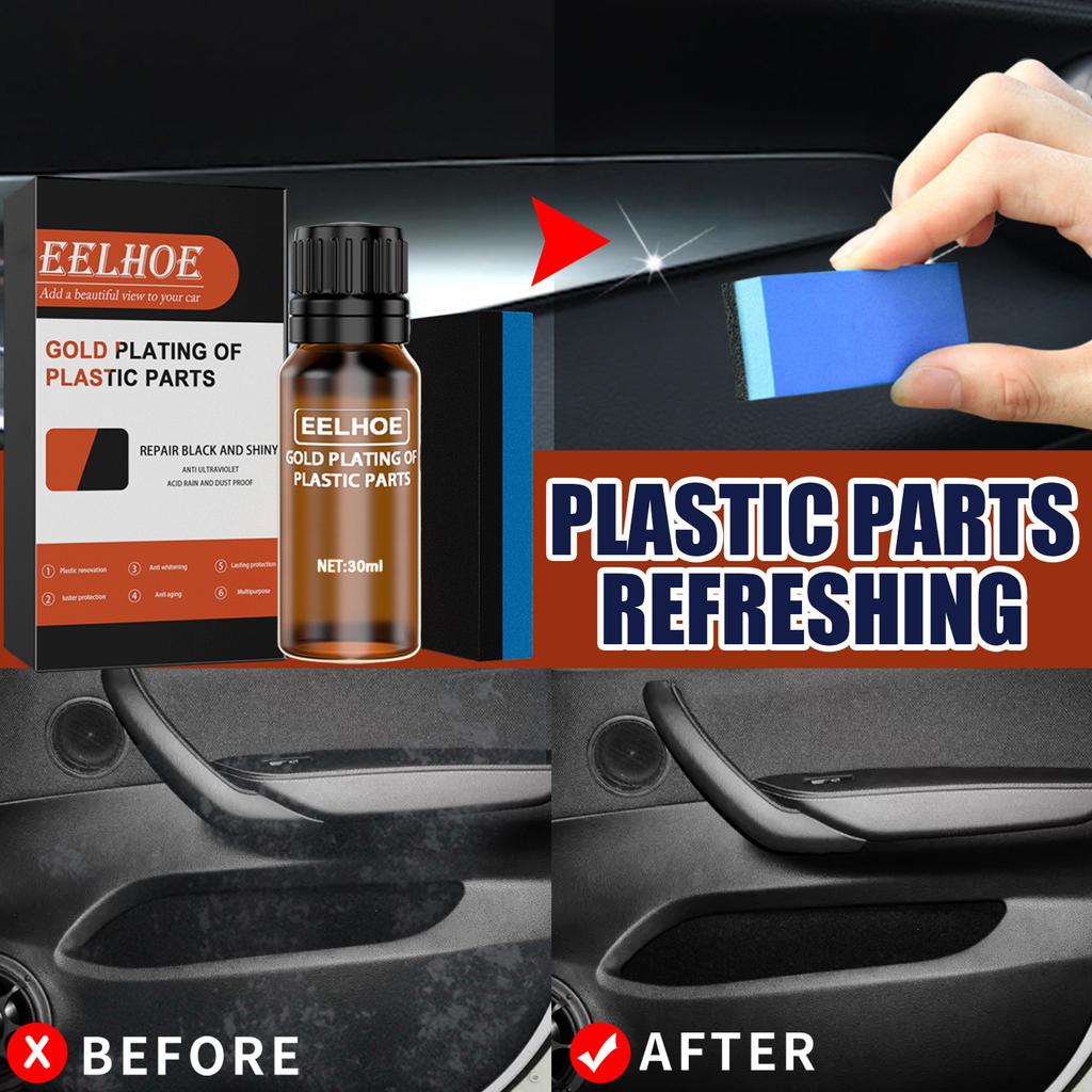 EELHOE Plastic Protectant Car Dashboard Interior Restorer Shine Treatment for Car Leather & Plastic Parts 30ml