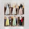 Women High Waist Chiffon Skirt With Cotton Blend Fabric For Casual Summer Wear