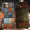 Handyhülle für Xiaomi Poco F7 F6 F5 F4 F3 X7 X6 X5 X4 X3 NFC M4 C51 C55 GT Pro Weiches TPU Vintage Industrieller Stil Rostiges Muster