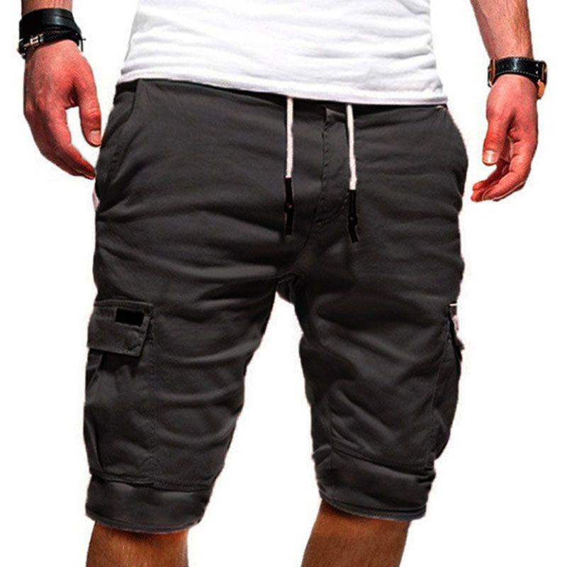 Mens Cargo Shorts Pants Summer Casual Jogger Sport Army Combat Training Trousers