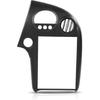 PIT66 Dash Radio Bezel Trim Vent Compatible with Chevy Malibu 2008-2012 Silver Black