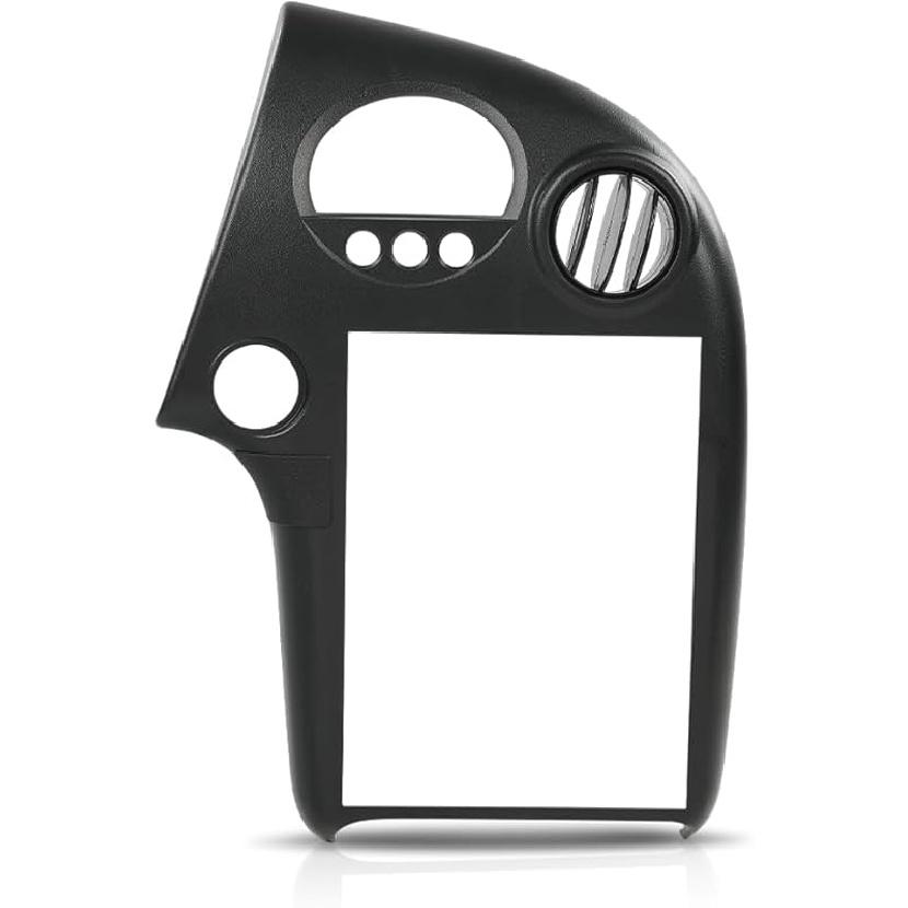 PIT66 Dash Radio Bezel Trim Vent Compatible with Chevy Malibu 2008-2012 Silver Black