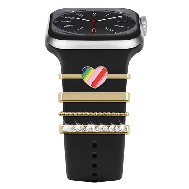 Decoration For Apple watch ultra 2 band 10 9 11 Diamond Jewelry Charms Accessories samsung/Huawei/amazfit strap 20/22mm Bracelet