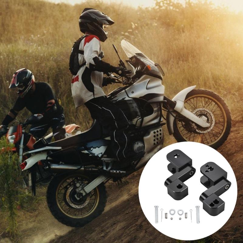 Strong Strength Aluminum Footrest Bracket with Adjustable Angle & Anti Corrosion Coating for MX350 MX650 SX500 Motorcycle