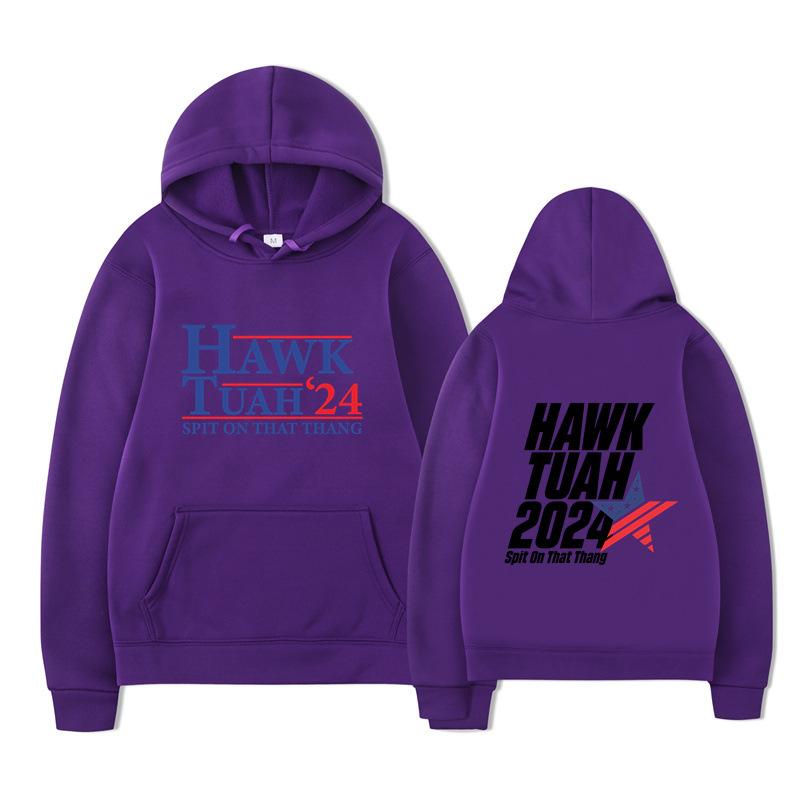 Hawk Tuah Spit on That Thang Hoodies Men Fashion Long Sleeve Sweatshirts Women Casual Harajuku Streetwear Sudaderas