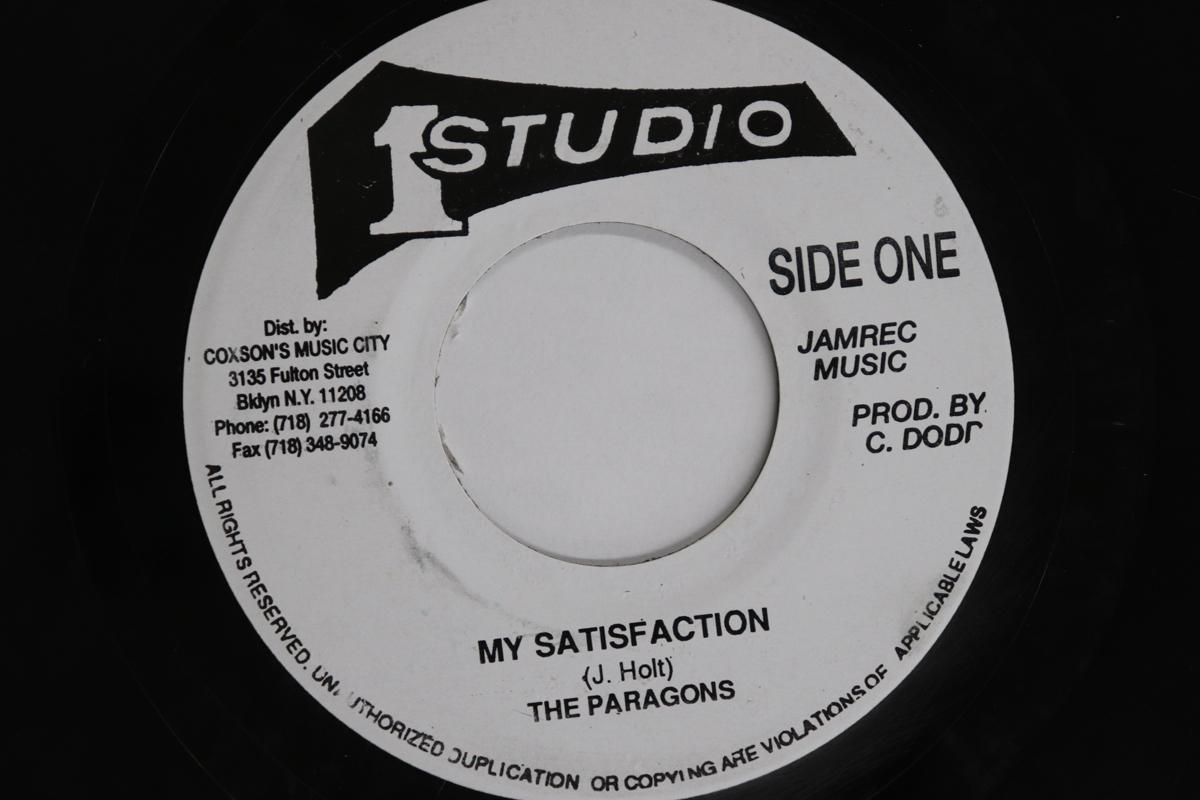 

7inch Record PARAGONS - My Satisfaction NONE STUDIO ONE Jamaica Reggae, Ska & Dub Used