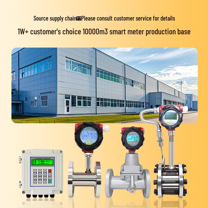 High-Temp Resistant Smart Vortex Flow Meter for Steam, Oxygen, Nitrogen, and Thermal Oil