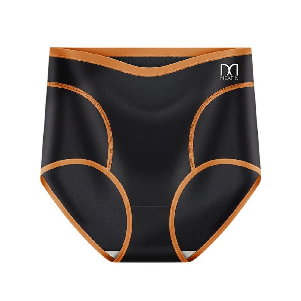 

Трусы-подтяжки с высокой талией, контрастные цвета, бесшовное нижнее белье, модные утягивающие трусы для спортзала L