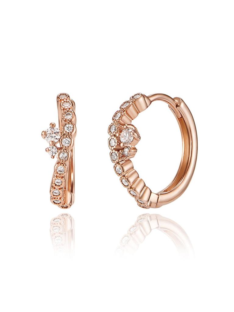 Cubic Wave Line Earrings C24EB316