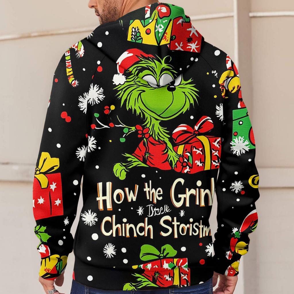 Men's Fleece Hoodie Casual Long Sleeve Sweatshirt