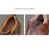 Microfiber Leather Men Boots Outdoor Sports Non-slip High-top Hiking Shoes for Men Optional Plush Winter Ankle Boots Big Size