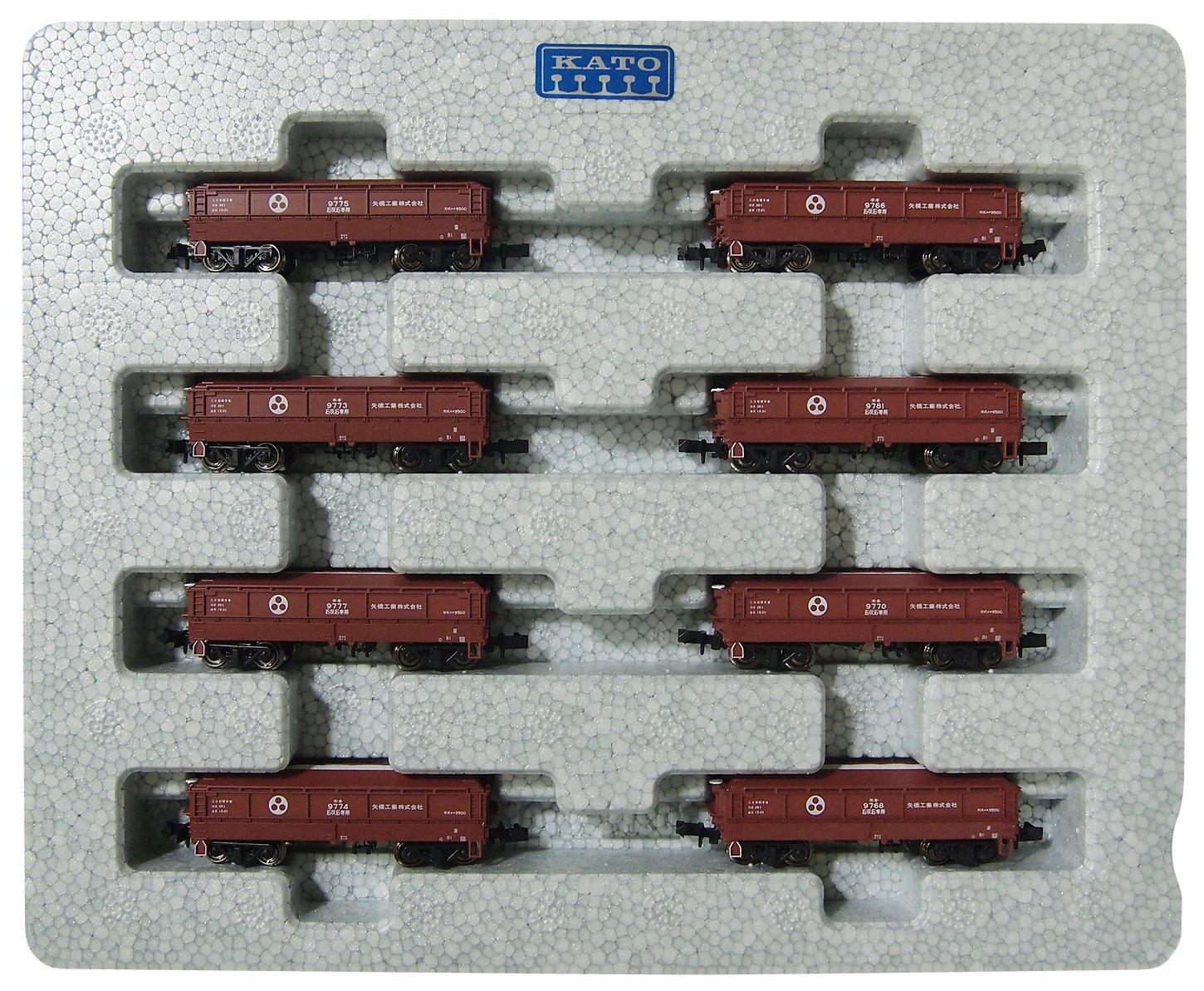 

KATO N gauge Хоки 9500 Ябаши Когё 8-вагонный набор 10-1277 Железнодорожная модель Грузовой вагон