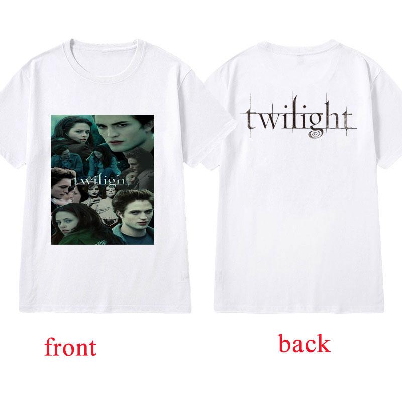 Twilight Saga Fans Tshirt Uampire Camisa Polyester Material Comic Vampires Wolves Rounisexce New Style Picture Y2k Clothing