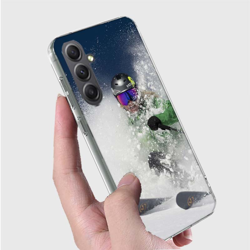 Skiing Snow Snowboard Ski Phone Case for Samsung A16 A26 A36 A56 A17 A37 A57 A07 A06 A02S A03 A04S A05S Galaxy Note 20 10 A50S A