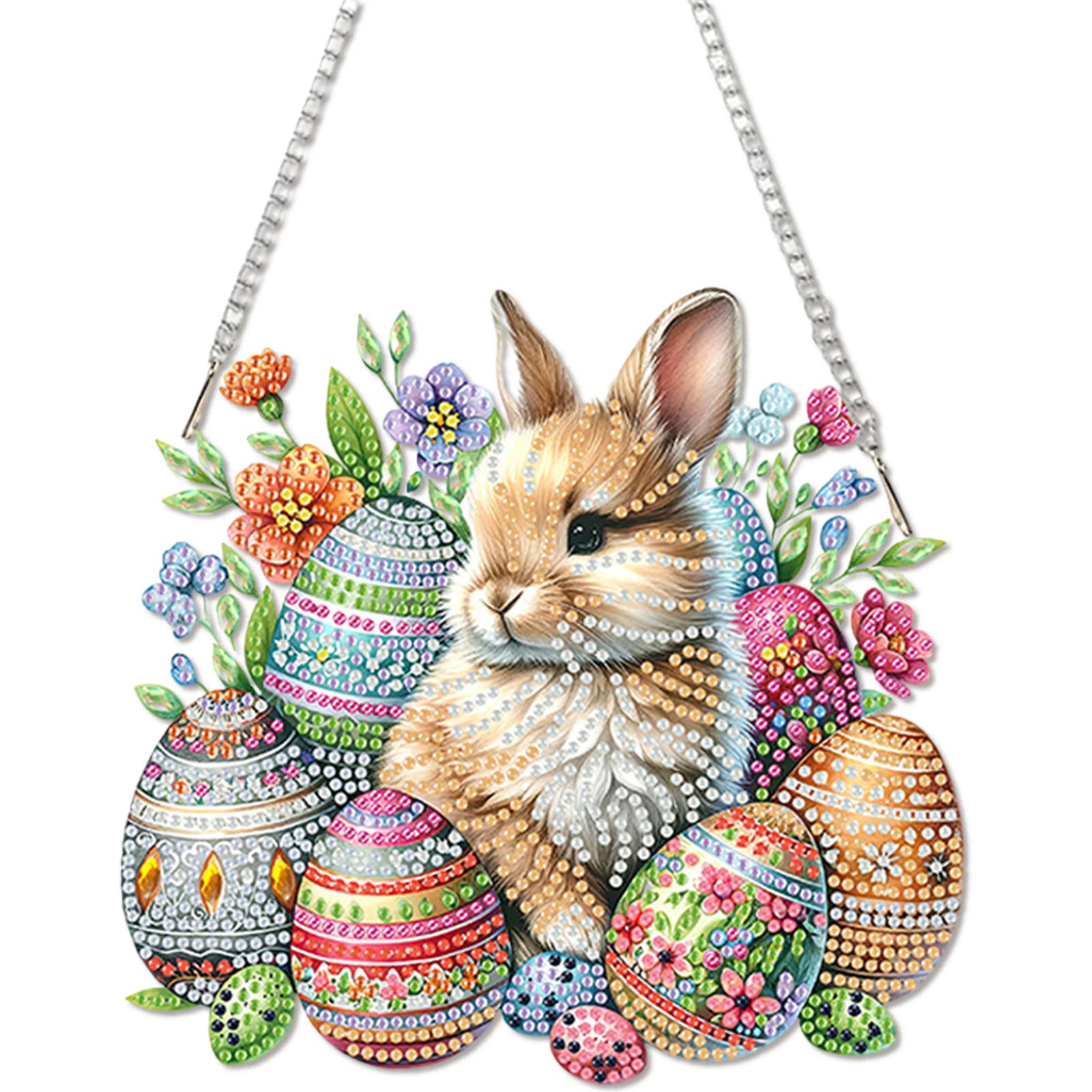 

Acrylic Special Shape Butterfly Flower 5D DIY Diamond Painting Dots Pendant Diamond Painting Ornaments for Garden Window Decor