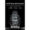 POEDAGAR Top Luxury Men Quartz Watch Waterproof Stainless Steel LED Man Watch Week Date Sports Military Electronic Watches
