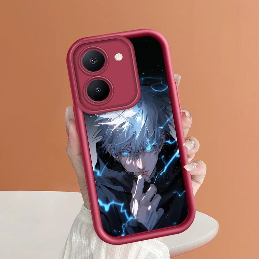 Soft Silicone Square Ladders Cartoon Pattern Full Cover Camera Protection Shockproof Case for iPhone Infinix Tecno Vivo