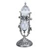 Sand Timer With Stand Vintage 15 Min Engraving Embossed Golden Hourglass Timer for Shelf Decor