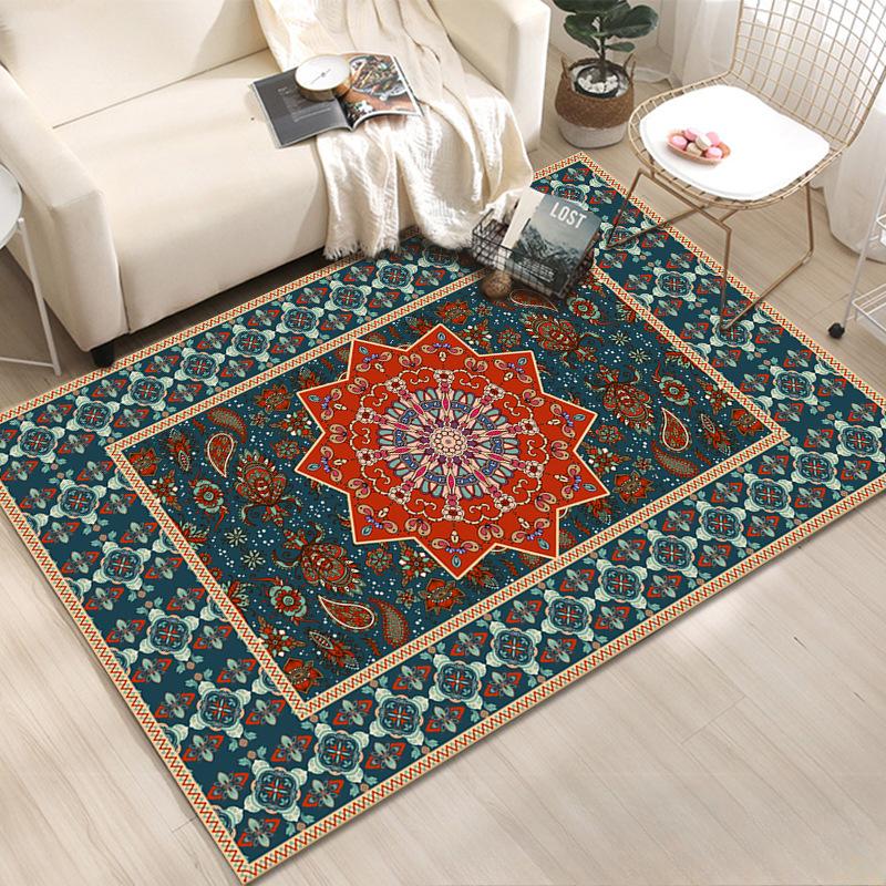 Vintage koberec v etnickém stylu Koberec do obývacího pokoje Boho Ubytování v soukromí Hotelový koberec Venkovní rohožka