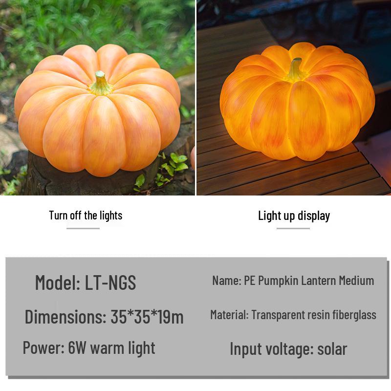 Portable Moon, Durian, Pumpkin, Goose, and Owl Animal Lamps - Solar-Powered Outdoor Decor
