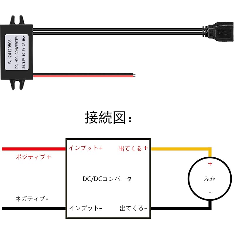 LIKENNY Car Power Port Dual Output 12V 24V Compatible 5V