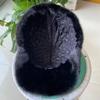 Luxury Cap Men Women Mink Fur Hat Unisex Genuine Real Fur Visor Snow Cap Russian Warm Winter Hats Outdoor 100% Real Fur Hat