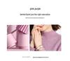 Women's Cashmere Saddle Shoulder Pullover - 2024 Autumn/Winter Thick Knit Half-High Neck Sweater