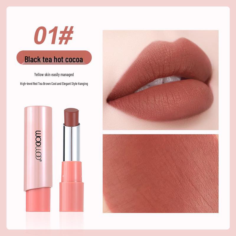 

WODWOD Velvet Matte Lipstick: Long-lasting, Non-Transfer, Brightens Lips 3.2g