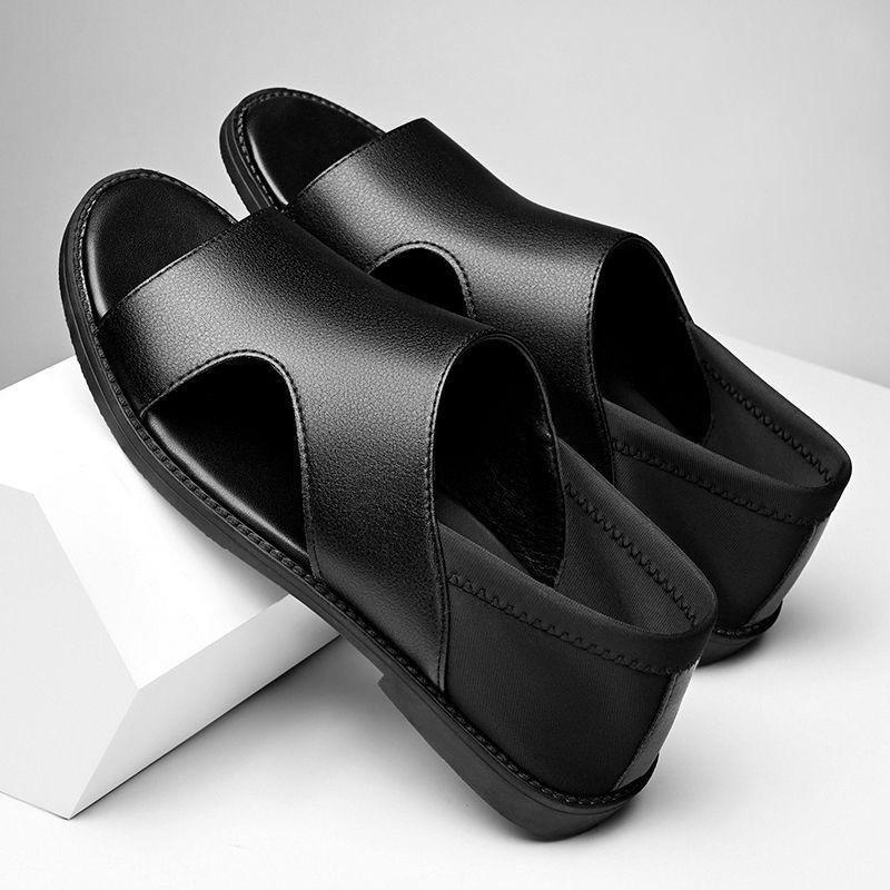 Men S Casual Clog Sandals Breathable Soft Sole Outdoor Beach Slip On Driving Shoes