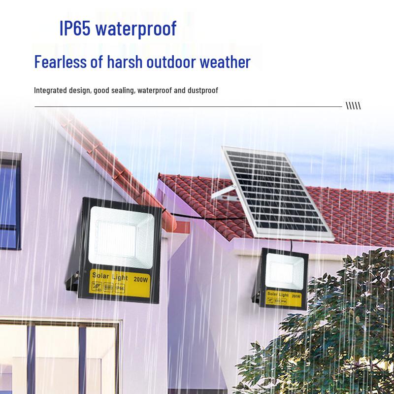 Outdoor Solar Flood Light 100W