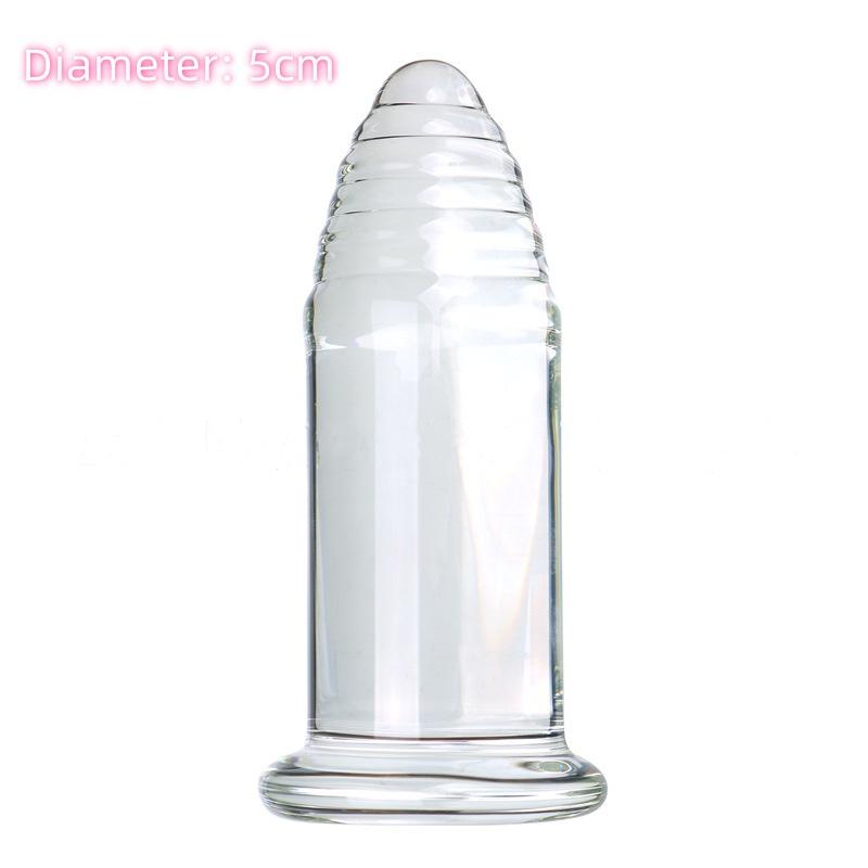 VaHppy Large Glass Anal Plug
