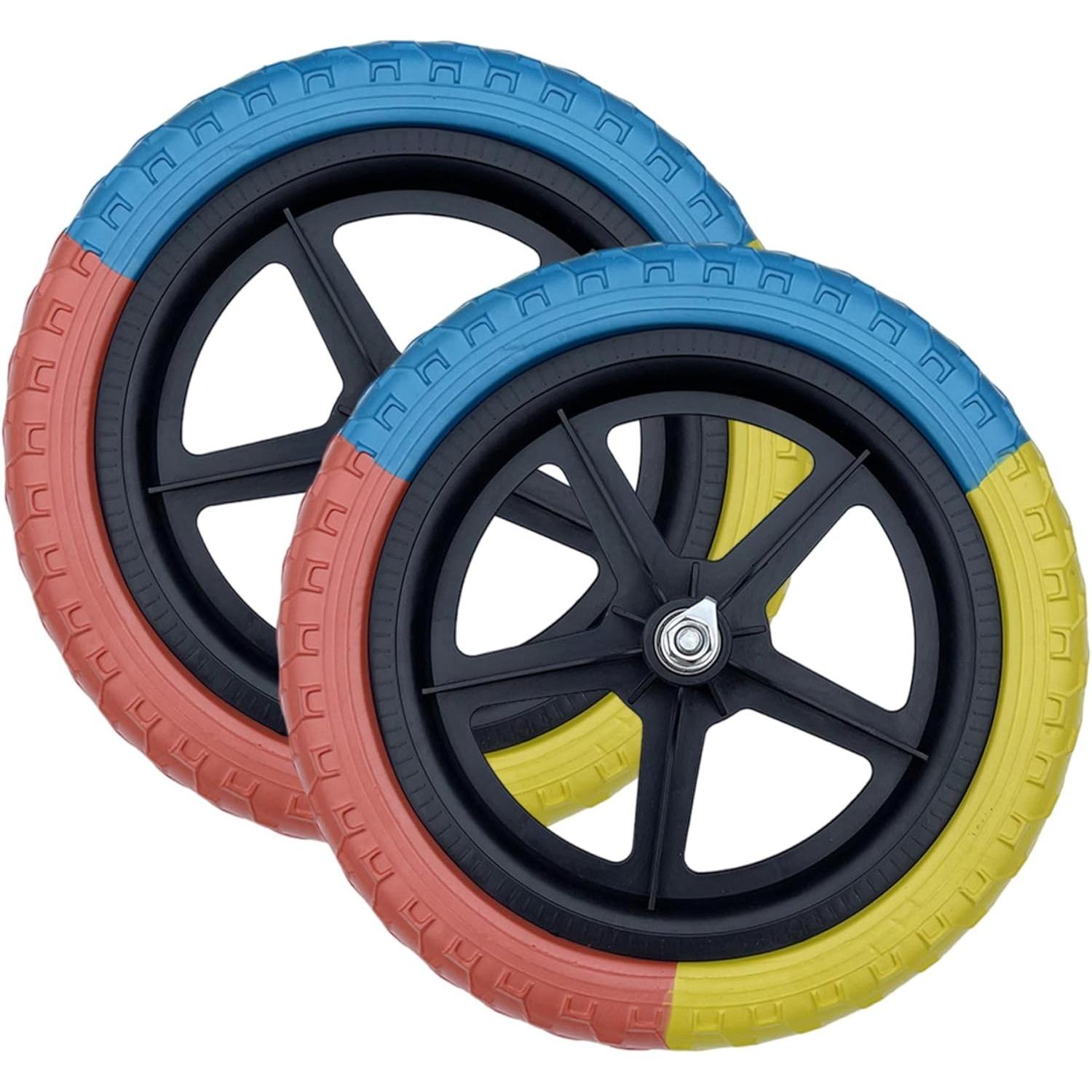11 inch Kids Balance Bike Replacement Wheel Non Inflatable EVA Foam Balance Bike Wheels for Kids Bicycle 2pcs