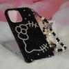 Luxury Full Diamond for Apple 16 Mobile Phone Case Rhinestone iPhone15proKT Cat Xsmax Cute 14 Anti-drop Case