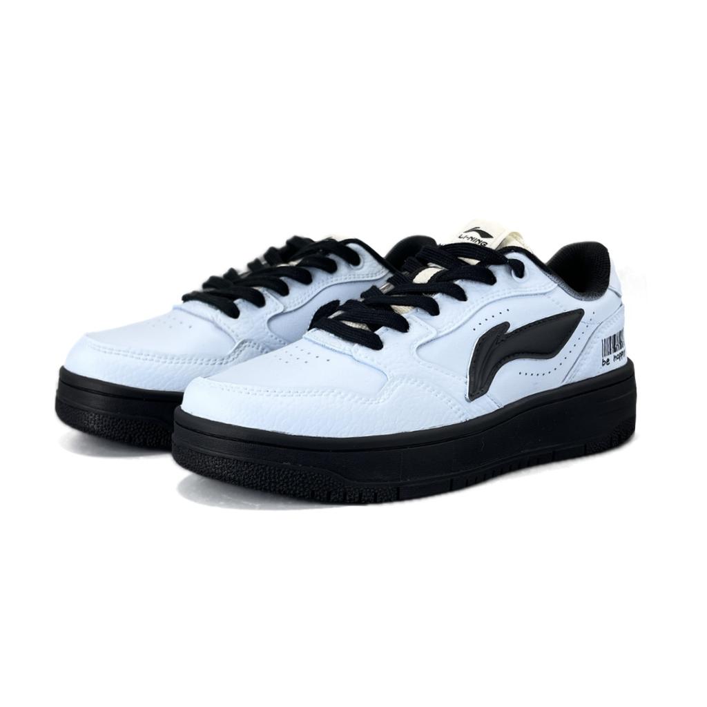Li Ning Tianji Soft Slip Resistant Abrasion Resistant Low Top Skateboard Shoes Women's Black Blue AGCU272-6(Team502-)