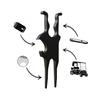 Magnetic Golf Smoke Holder Beer Shot And Divot Repair Tool 3 In 1 Multi-functional Golf Accessory Gifts for Man