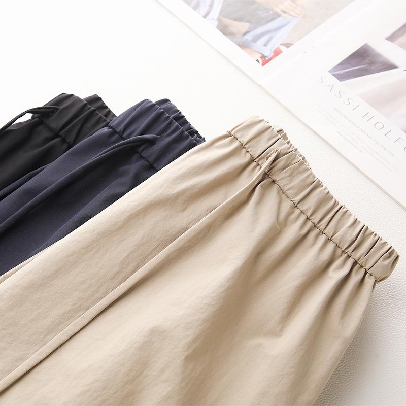 Apricot Retro Slit Midi Skirt - Women's 2024 Spring/Autumn Style, Bodycon Long Skirt